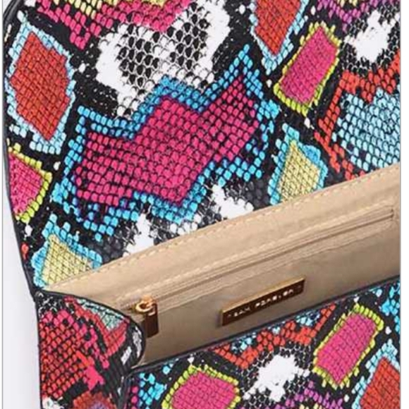 Multi Color Snake Print Convertible Top Handle - Picture 9 of 9